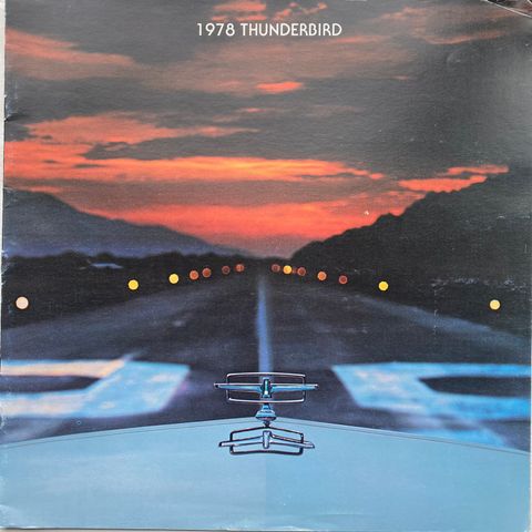 1978 Thunderbird brosjyre.