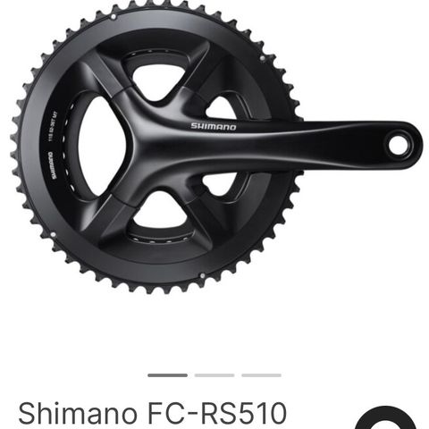 Kranksett Shimano RS510