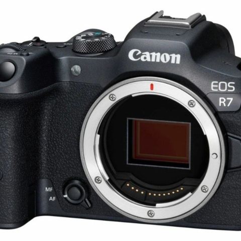 Canon EOS  r7 + canon mount adapter rf-ef