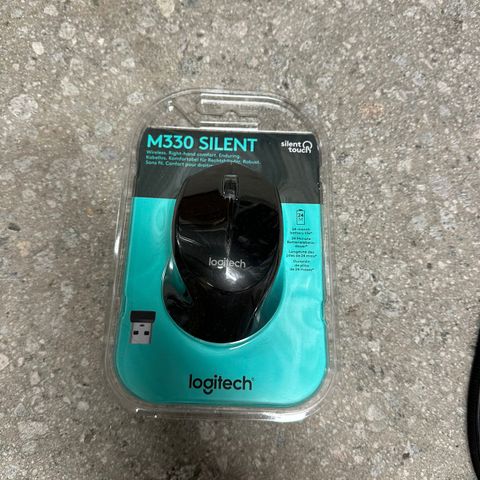 Logitech M330 Silent trådløs mus - ny!