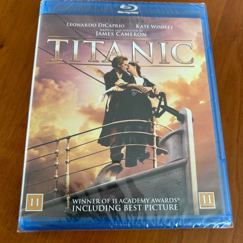 Titanic 1997 Blu-ray (ny i plast)