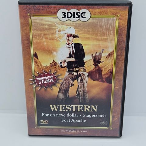 Western, 3 dvd.