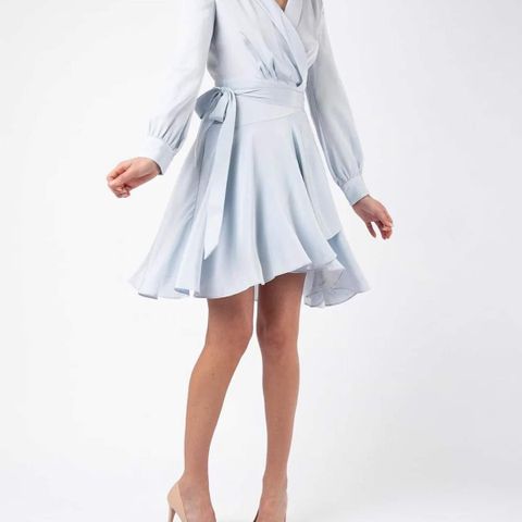 Ny Cavour 100% ren silkekjole/silk wrapped dress