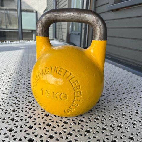 HOLDT AV TIL 15.08! 16 kg ubrukt kettlebell