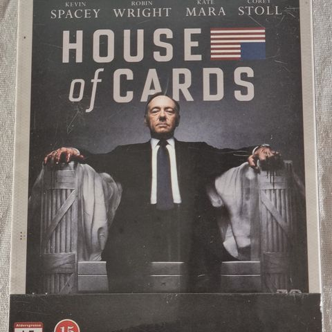 House of Cards sesong 1 DVD ny forseglet norsk tekst