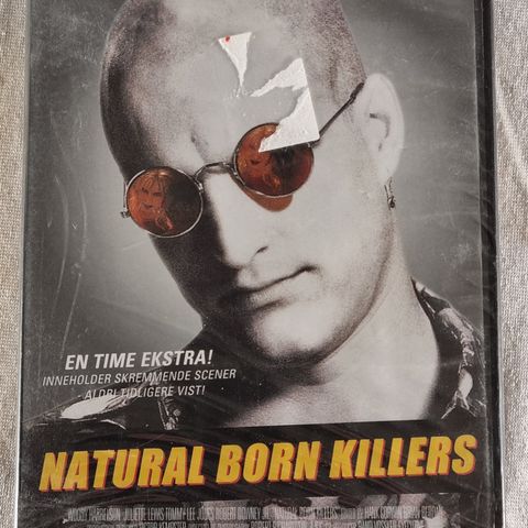 Natural Born Killers DVD ny forseglet director's cut norsk tekst