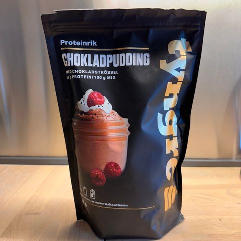 Sjokoladepudding - proteinrik