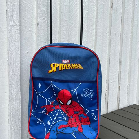 Spiderman trillebag til barn
