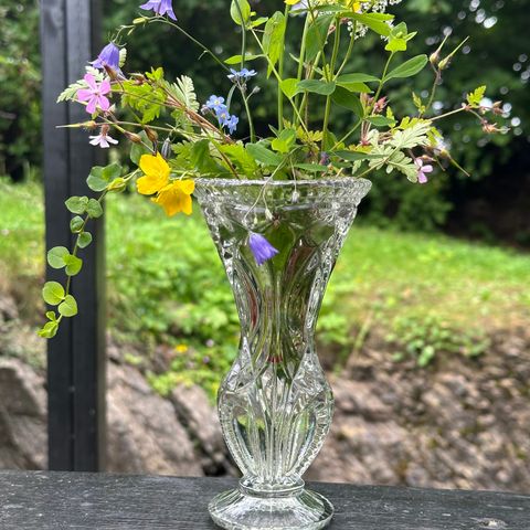 Gammel blomstervase