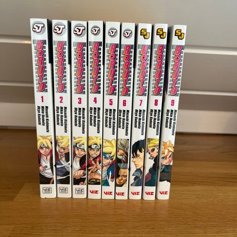 Boruto -naruto next generations- 1-9 (engelsk)