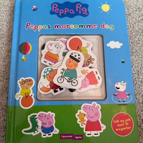 Peppa gris, magnet bok