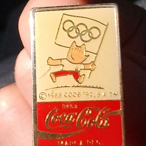 Coca cola OL Lillehammer, Pins,gi bud