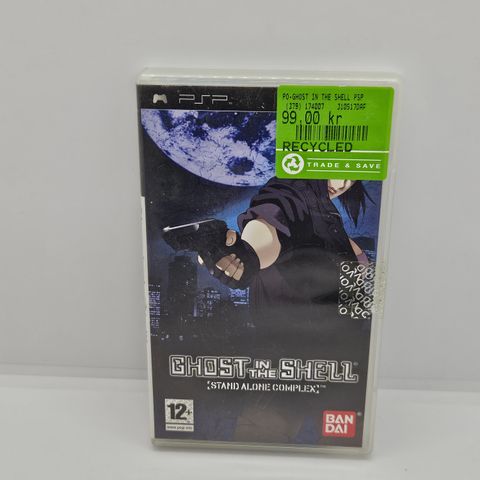 Ghost in the shell. Stand alone complex. Psp spill