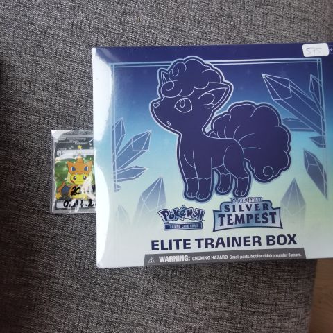 Pokemon. Silver Tempest Elite Trainer Box.