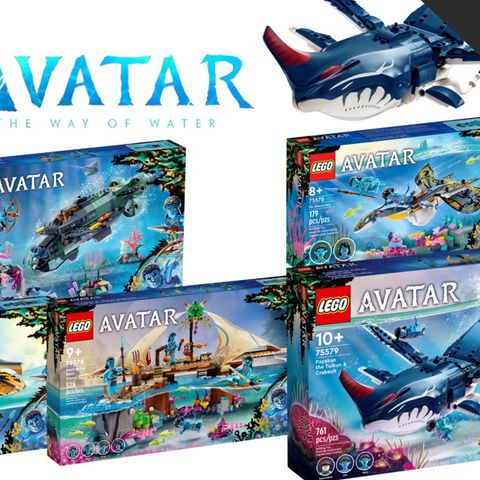 Komplett LEGO Avatar samling vurderes solgt