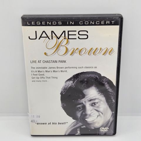 James Brown, Legends in concert. Dvd