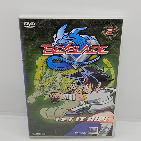 Beyblade 2, Let it rip. Dvd