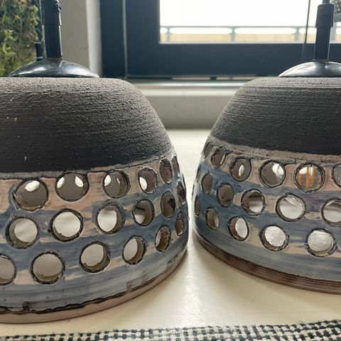 Egersund Terracotta og Keramikk lamper