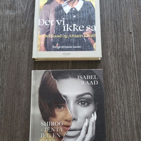 Isabel Raads 2 bøker