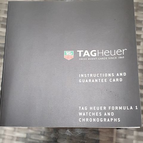 Tag heuer fomula 1 .