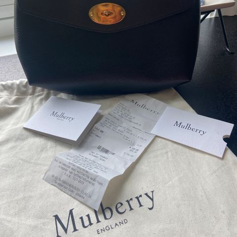 Mulberry clutch til salgs