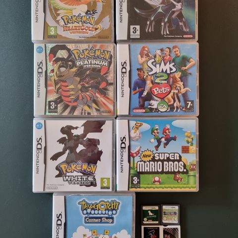 Spill DS, 3DS, Gameboy, Gamecube og Wii