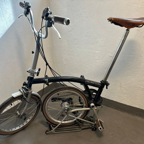 Brompton sammenleggbar sykkel - ny restaurert/oppgradert