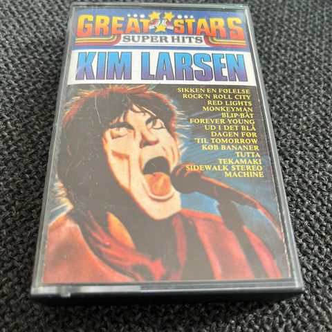 Kassett - Kim Larsen «Super Hits» (Athena / Great Stars)