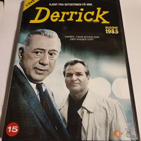 Derrick sesong 1985 DVD (5 DVDer) NRK detektimen