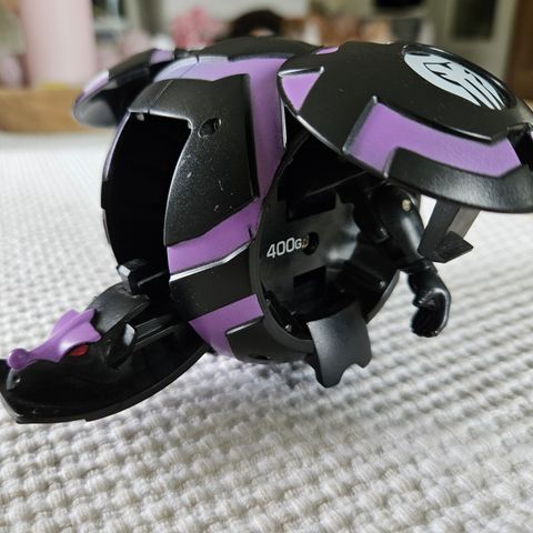 Vintage Jumbo Bakugan - Battle Brawlers Darkus Saurus Deka Purple Black 400G