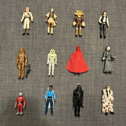 Vintage Star Wars figurer dra 1978-1983