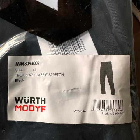 Würth servicebukser 2 stk.