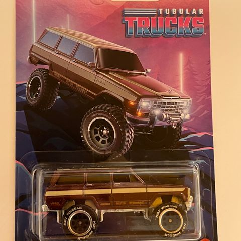 Hot Wheels 1988 Jeep Wagoneer - Tubular Trucks - HRR99