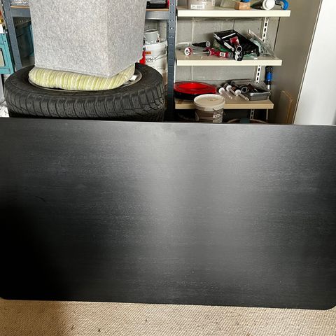 LISABO Bord, svart, 140x78 cm (Som Ny)