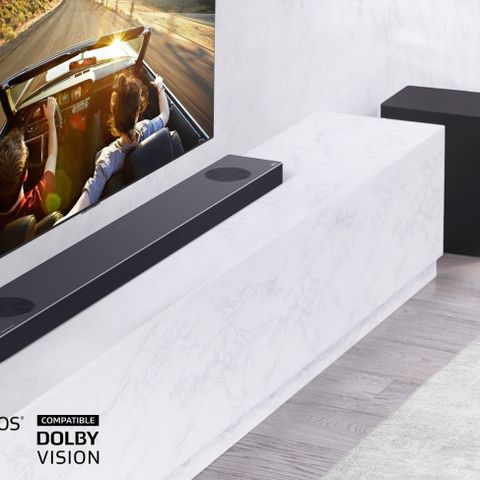 LG Soundbar + subwoofer selges.