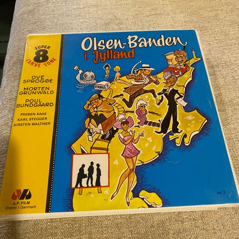 Den danske Olsen banden film nr. 3 Olsenbanden i Jylland - Super 8 film.