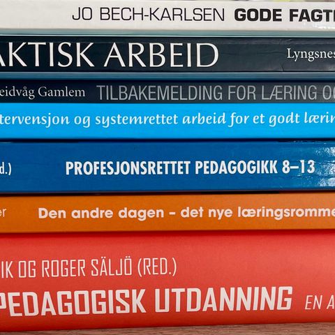 Bøker til PPU-Y Praktisk pedagogisk utdanning for yrkesfag