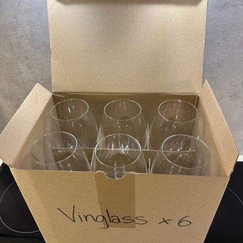 Vinglass 6 stk