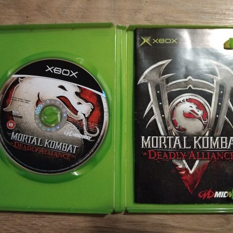 Xbox Mortal Kombat deadly  alliance