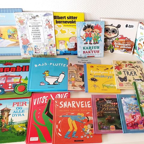 Bøker barn (2-9 år) Pop-up og luker