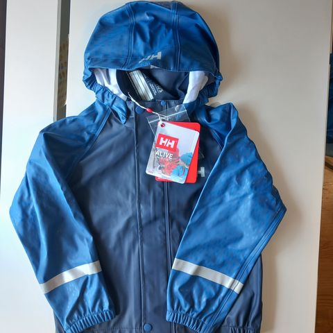 Ny Helly Hansen Regnjakke str 110