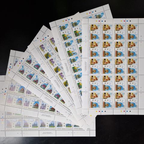 Laos 2005 - Hele 6 ark - Arkitektur - 120 frimerker 20 sett Lot