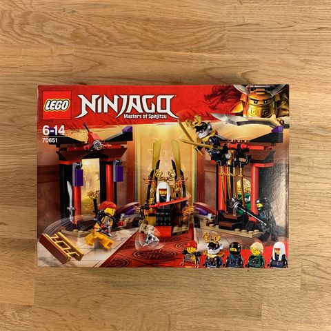 LEGO I Ninjago: Throne Room Showdown I 70651