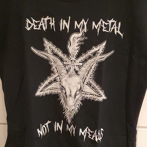 Ladies Vegan/Metal shirt str S