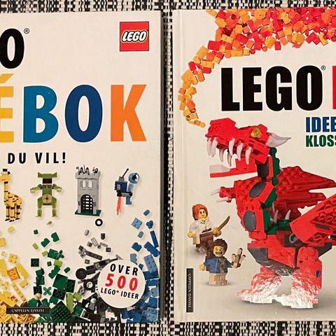 Lego idebøker selges rimelig!