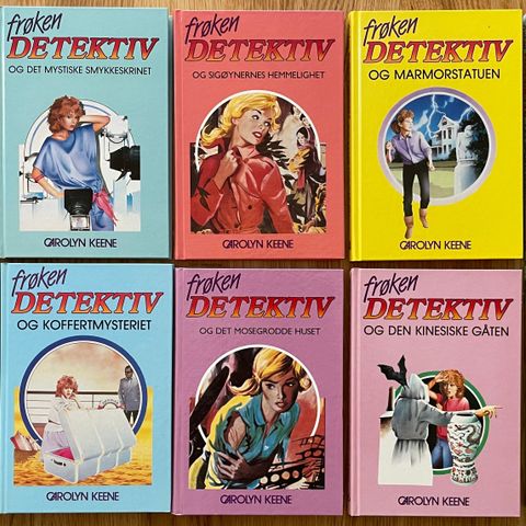 Frøken Detektiv bokpakke- 80-tallet Selges rimelig!