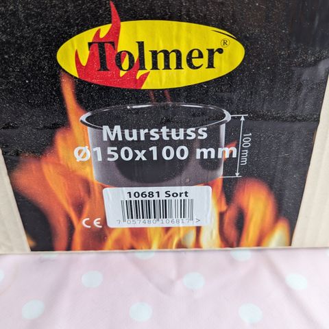 Tolmer Murstuss Ø150 x 100