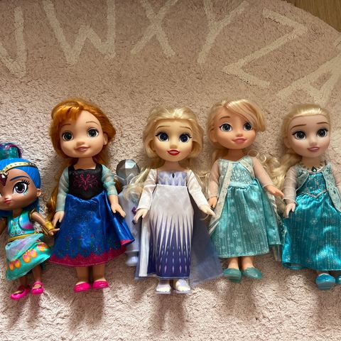 Anna og Elsa dukker, Shimmer og Shine dukke