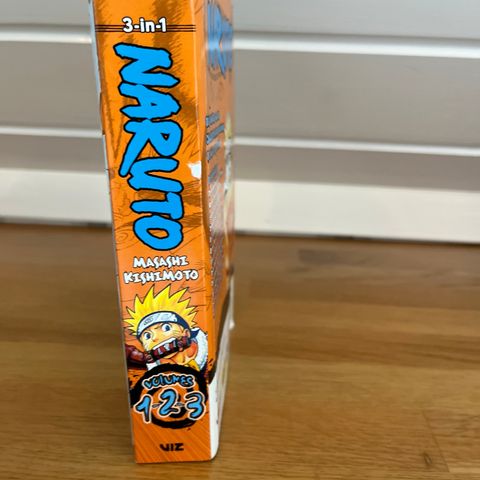 Naruto 1-3 tre i en bok engelsk