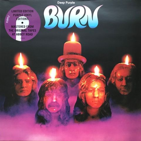 Deep Purple - «Burn» Ltd. 180g lilla vinyl forseglet